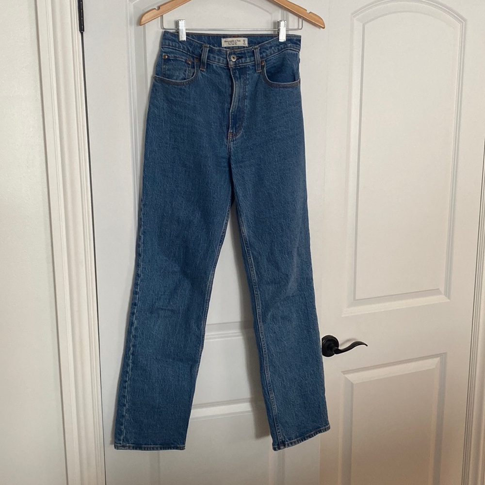 Abercrombie & Fitch ultra high rise 90s straight jeans